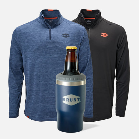 The McKenna 1/4 Zip Long Sleeve Tech Shirt Pack