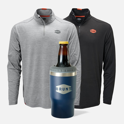 The McKenna 1/4 Zip Long Sleeve Tech Shirt Pack